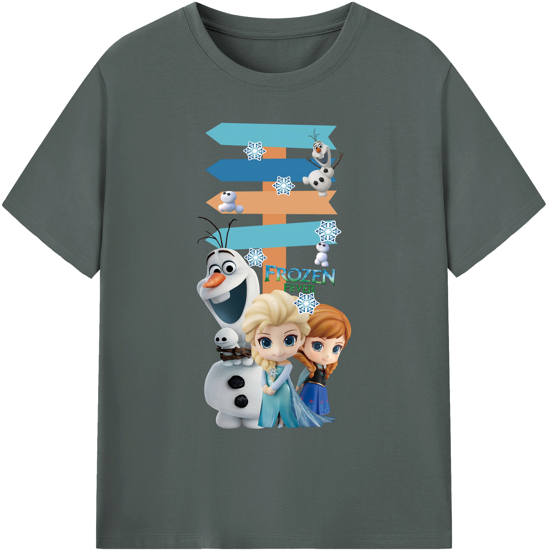 （画像用） アナと雪の女王 アンナ エルサ Frozen Anna Elsa 綿100％ メンズ半袖Tシャツ｜肌触りやわらか＆通気性